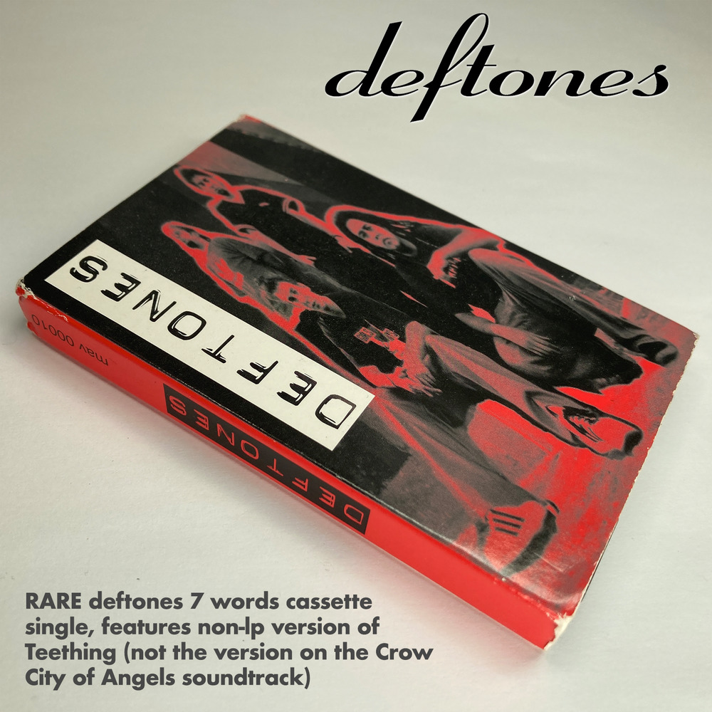 See Video - Rare DEFTONES Promo Cassette 7 Words & Teething (non-LP track)